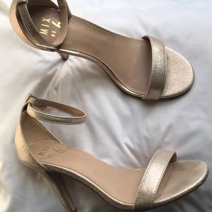 Pale gold Mix No.6 heels from DSW